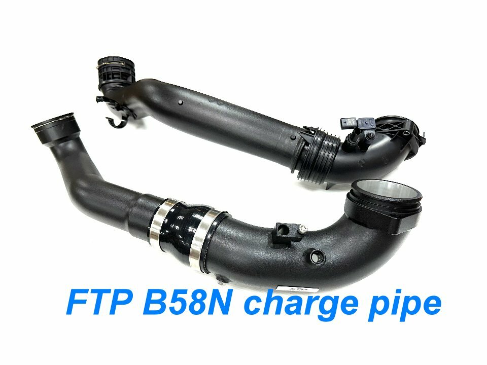 FTP B58 aluminum charge pipe close-up view