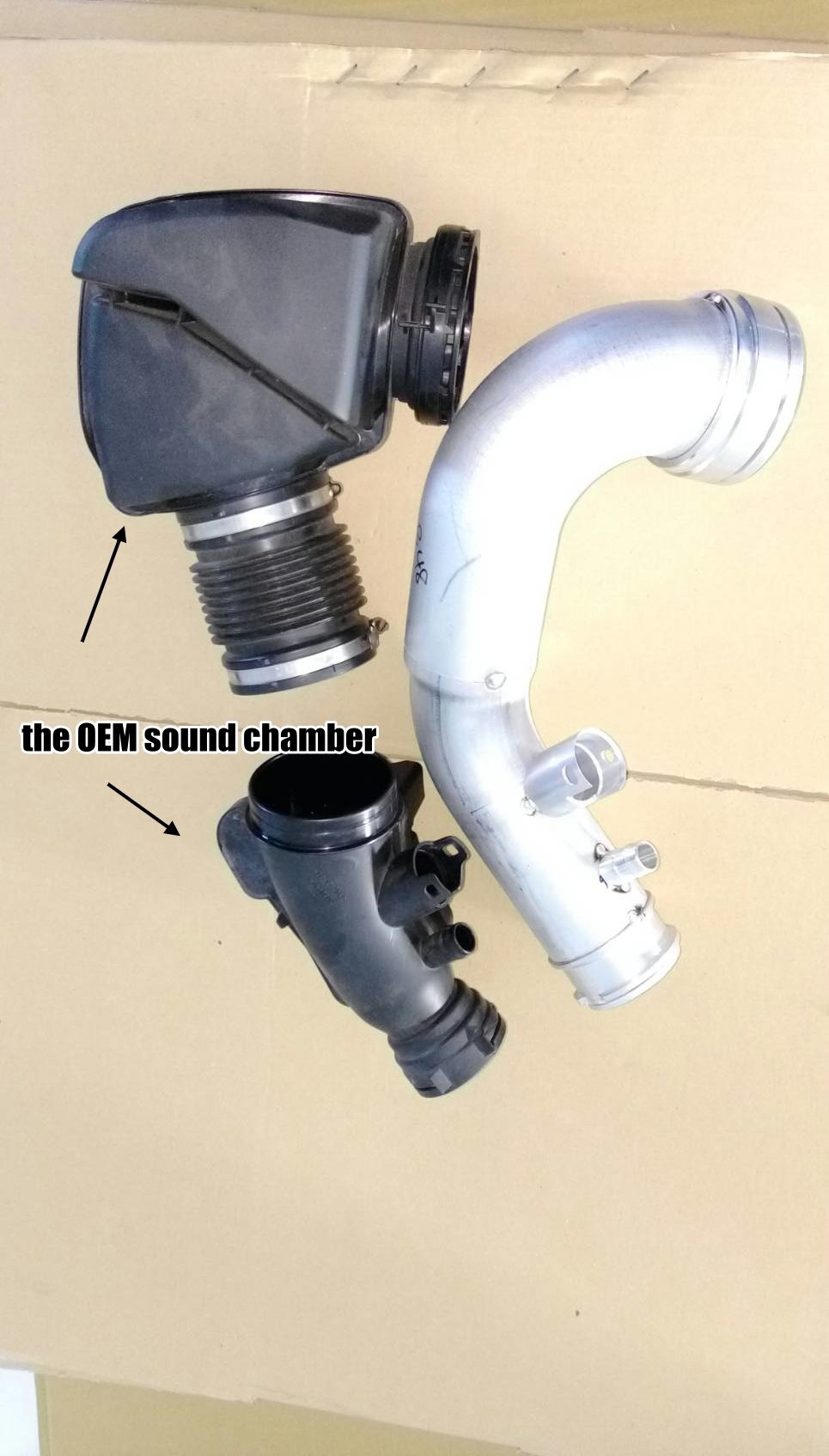 FTP intake pipe replacement for BMW N55 - product view 1