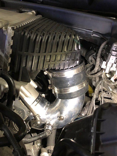 Charge pipe intercooler to throttle