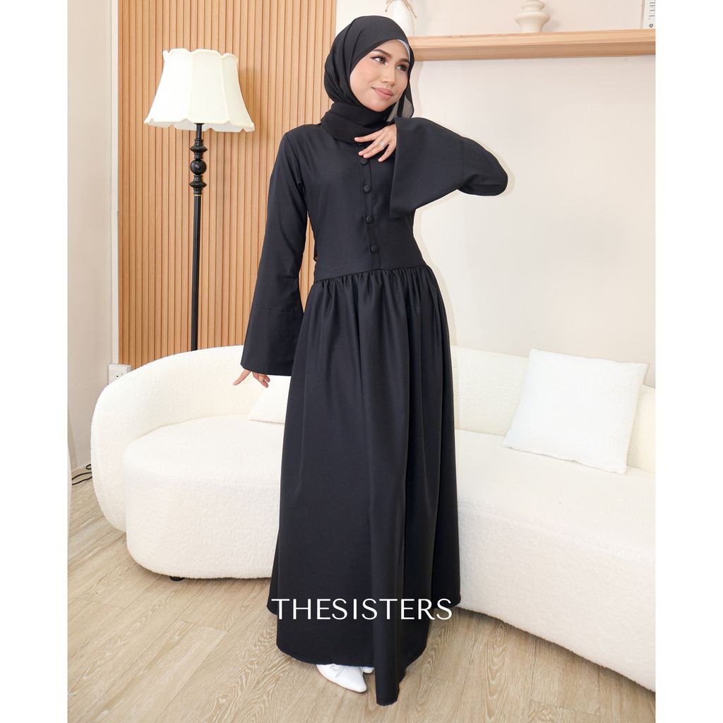 JPG EVA DRESS BLACK