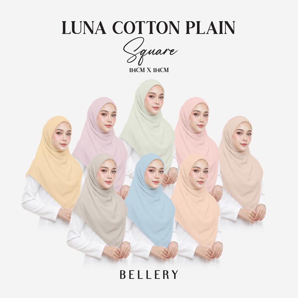 POSTER LUNA COTTON PLAIN SQUARE-01