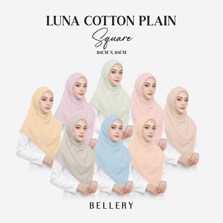 POSTER LUNA COTTON PLAIN SQUARE-01