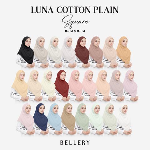 POSTER LUNA COTTON PLAIN SQUARE-02