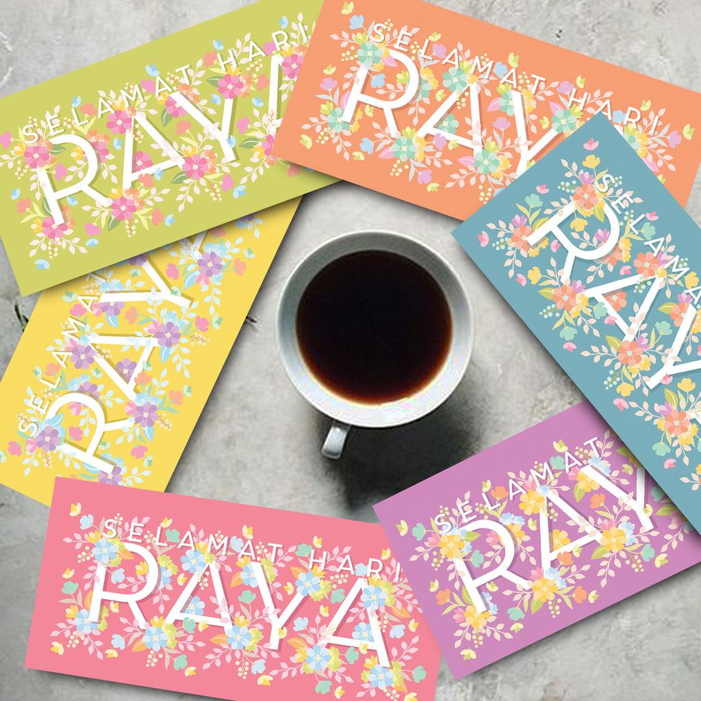 FULL KAD RAYA PASTEL FULL TIKTOK(LABEL)