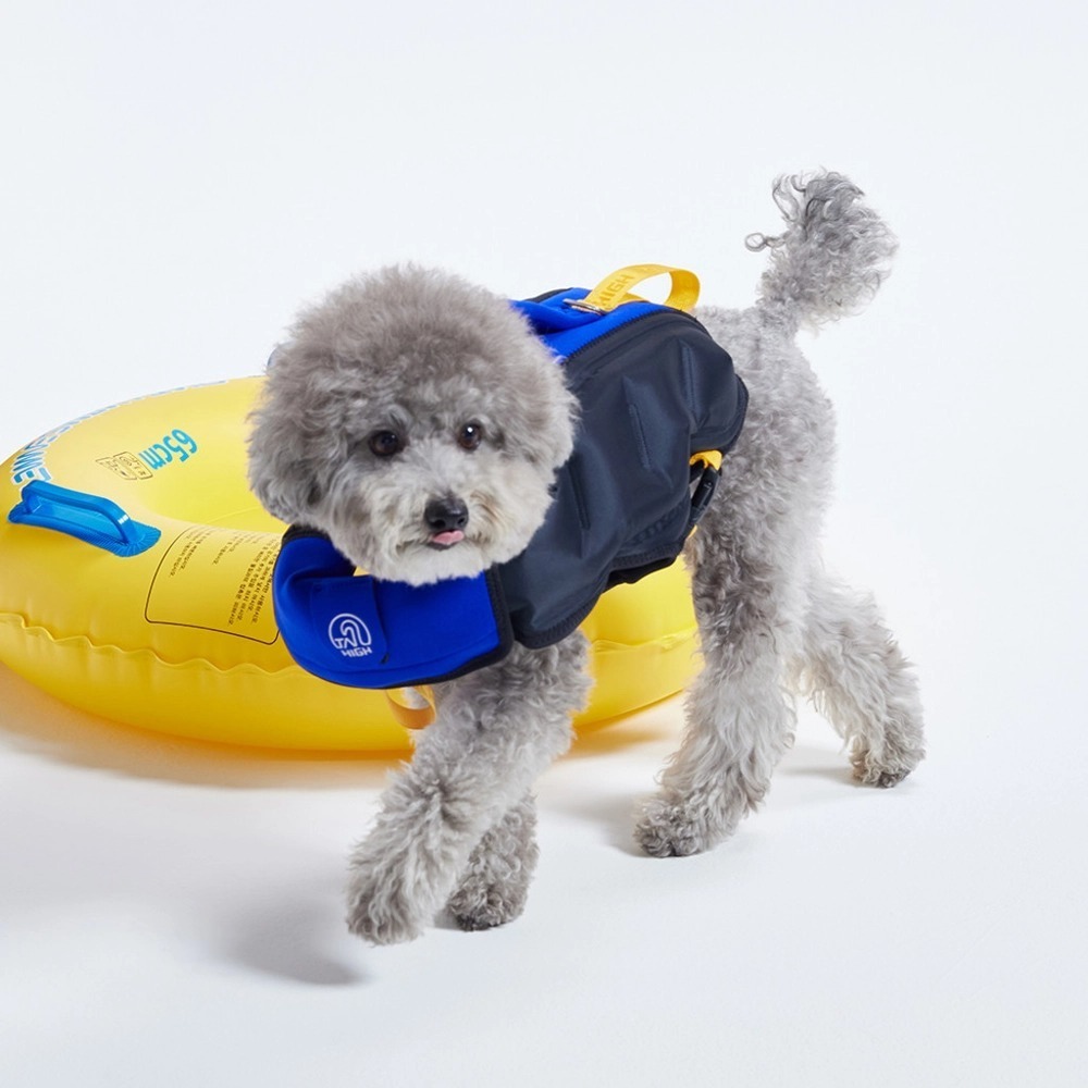 犬服・アクセサリー Inflatable Dog Wetsuit S TAILHIGH｜Inflatable Dog Wetsuit ｜氣墊式救生衣｜海洋藍– WANDERFUR