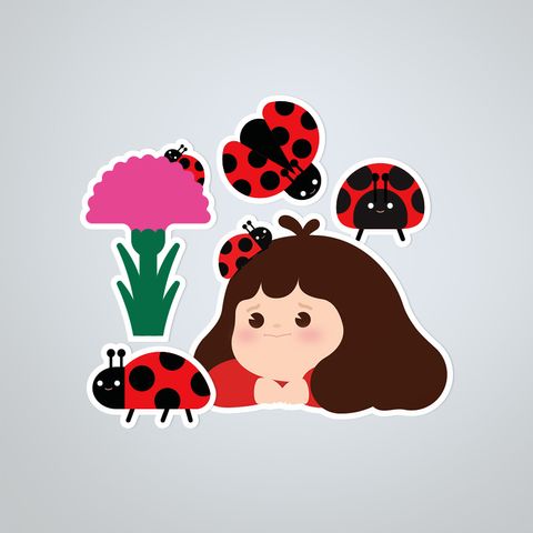 Sticker-Floral-Carnation-3