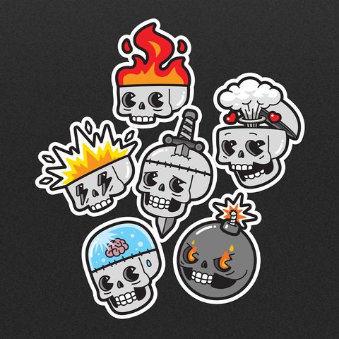 Se-ticker Skully 04s