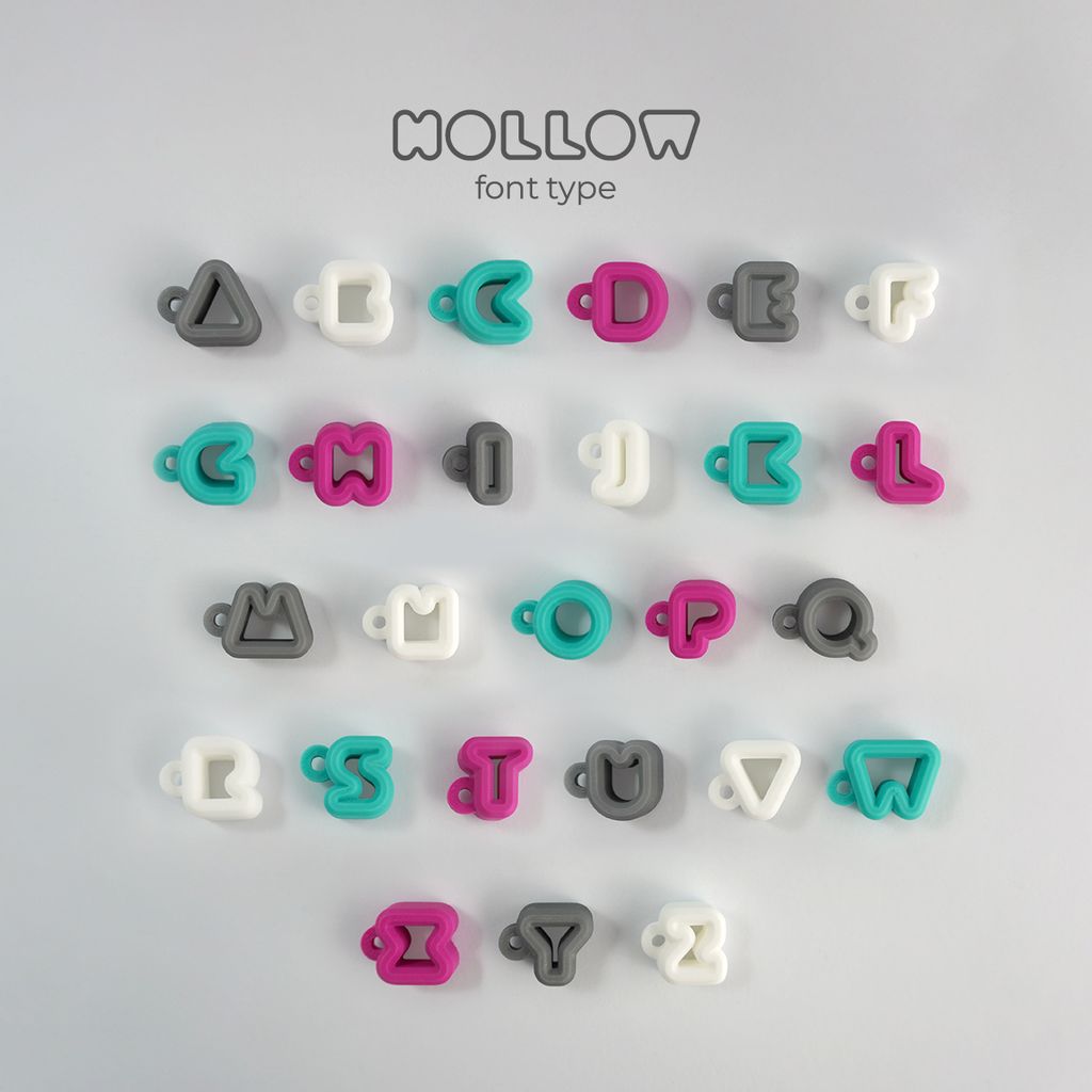 Hollow-Font Type-Full