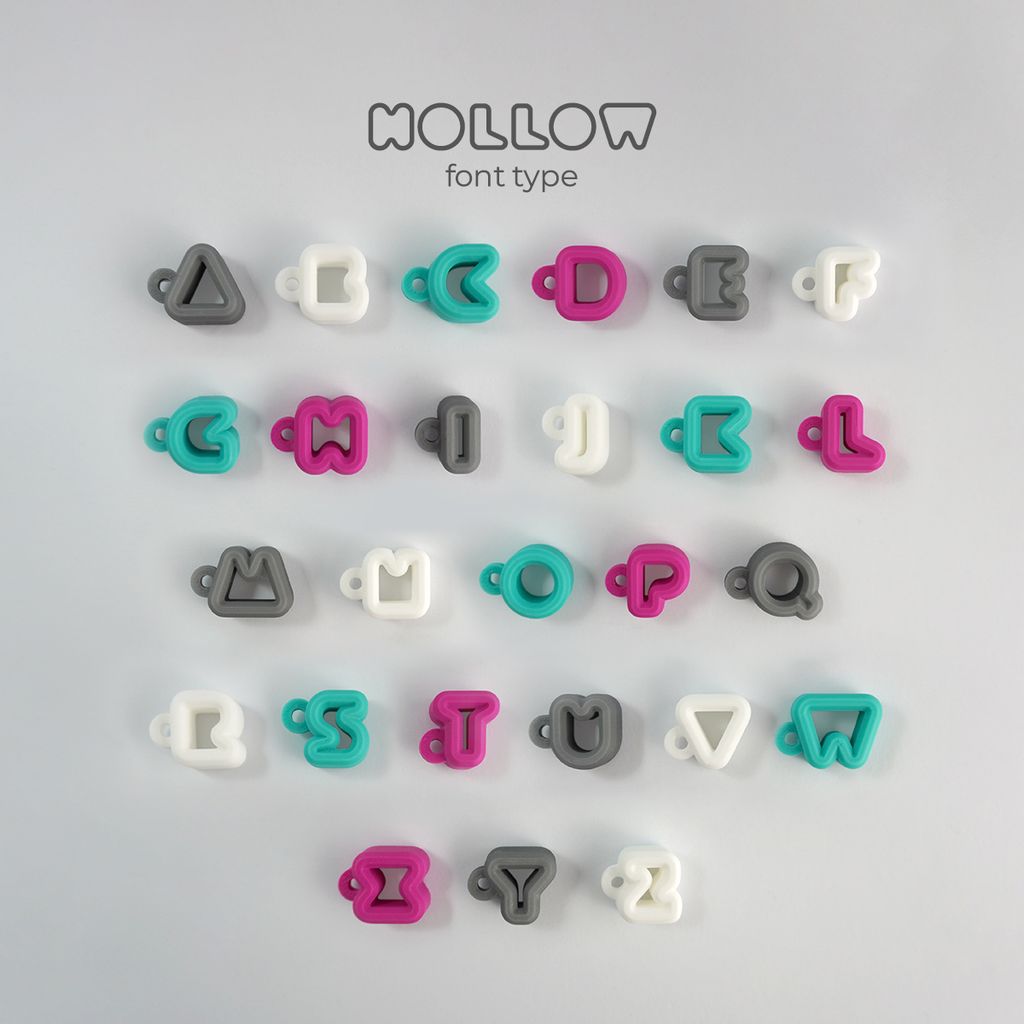 Hollow-Font Type-Full