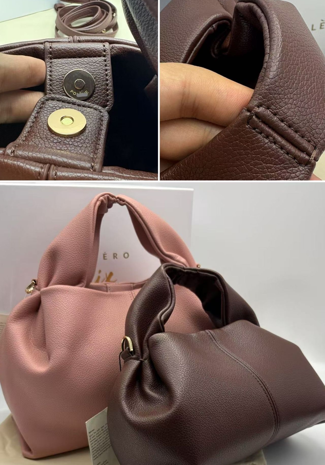 真皮雲朵餃子斜背包2