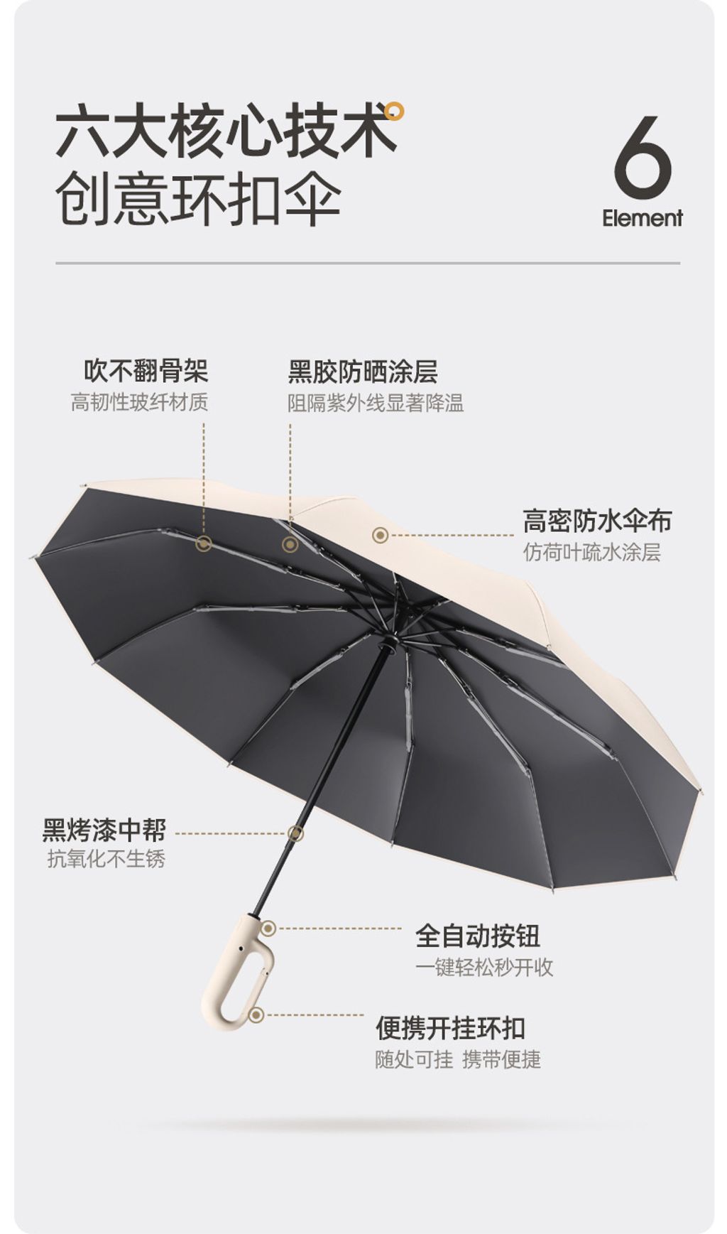 環扣自動傘3