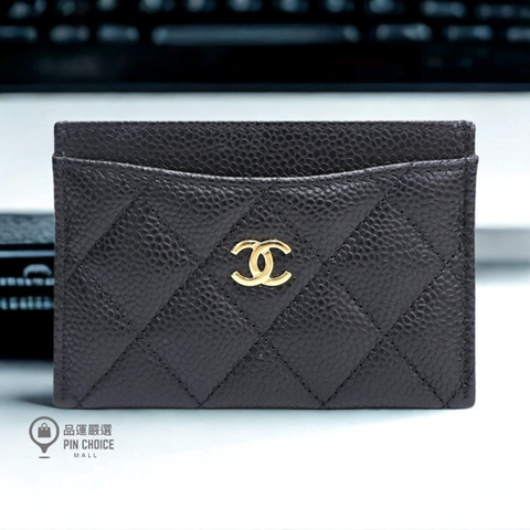 黑色牛皮 菱格紋 荔枝紋 名片夾 卡夾