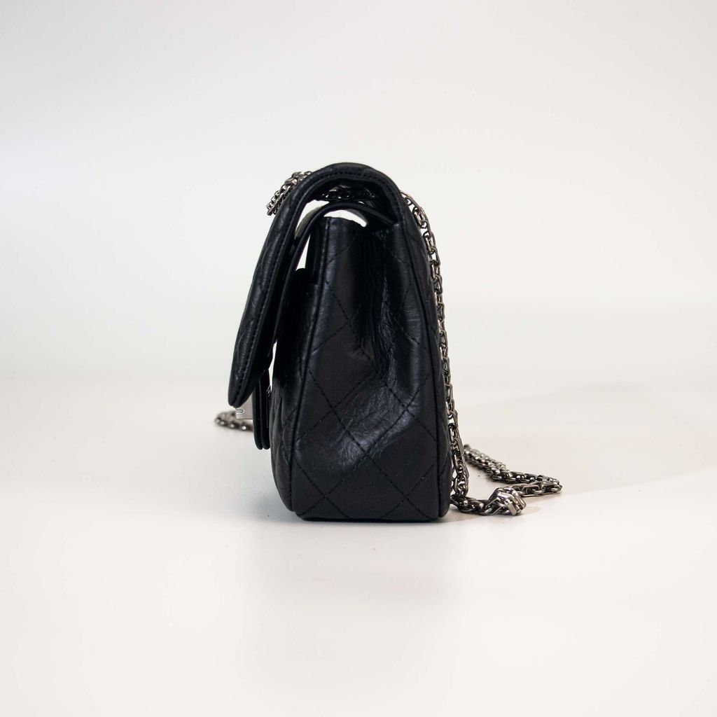 頭層牛皮鏈條小香風菱格包7