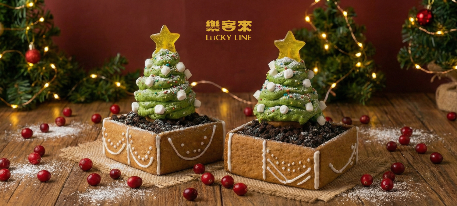 聖誕節DIY｜抹茶聖誕樹盆栽