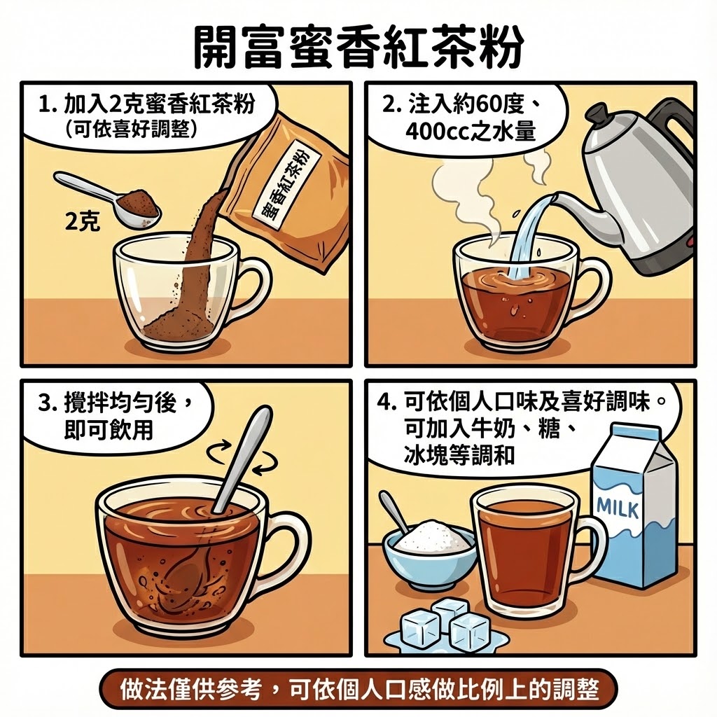 開富蜜香紅茶粉