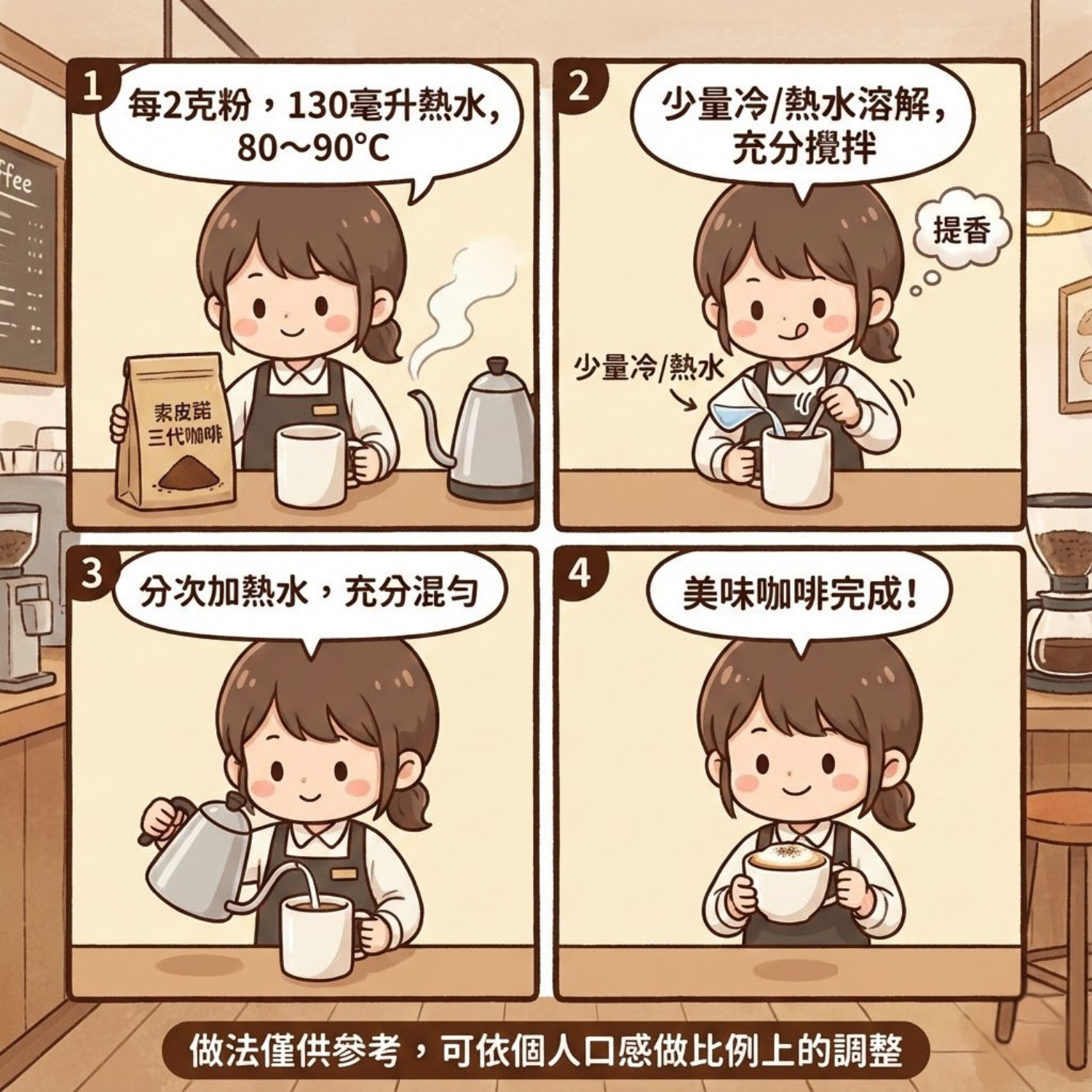 索皮諾三代咖啡