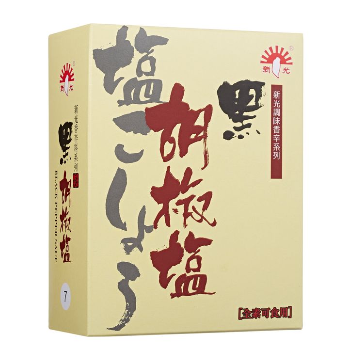 新光 黑胡椒鹽 600g盒