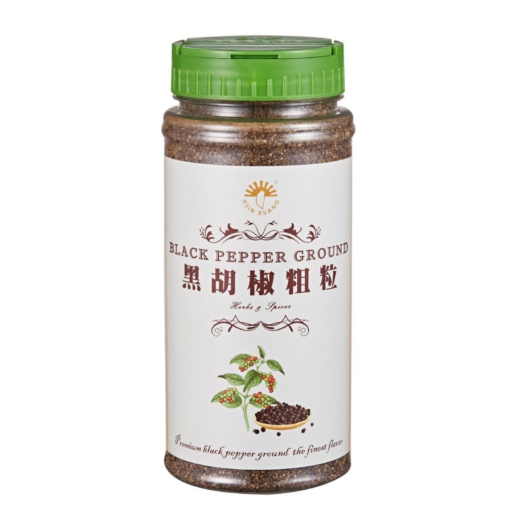 新光 純高山黑胡椒粗粒 300g罐