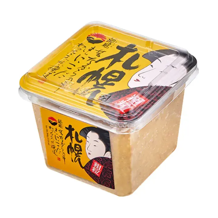 十全 菊鶴札幌味噌 (粗粒) 500g