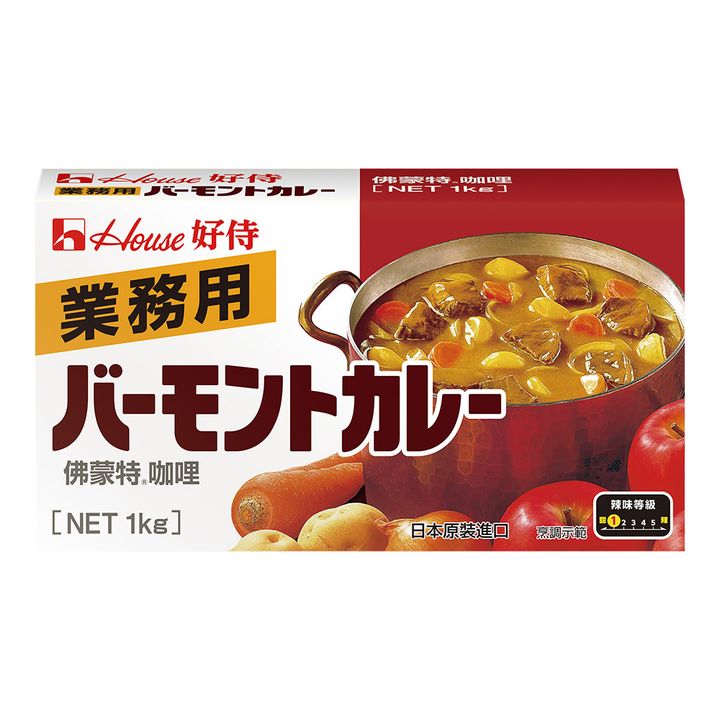 好侍 佛蒙特咖哩塊1kg