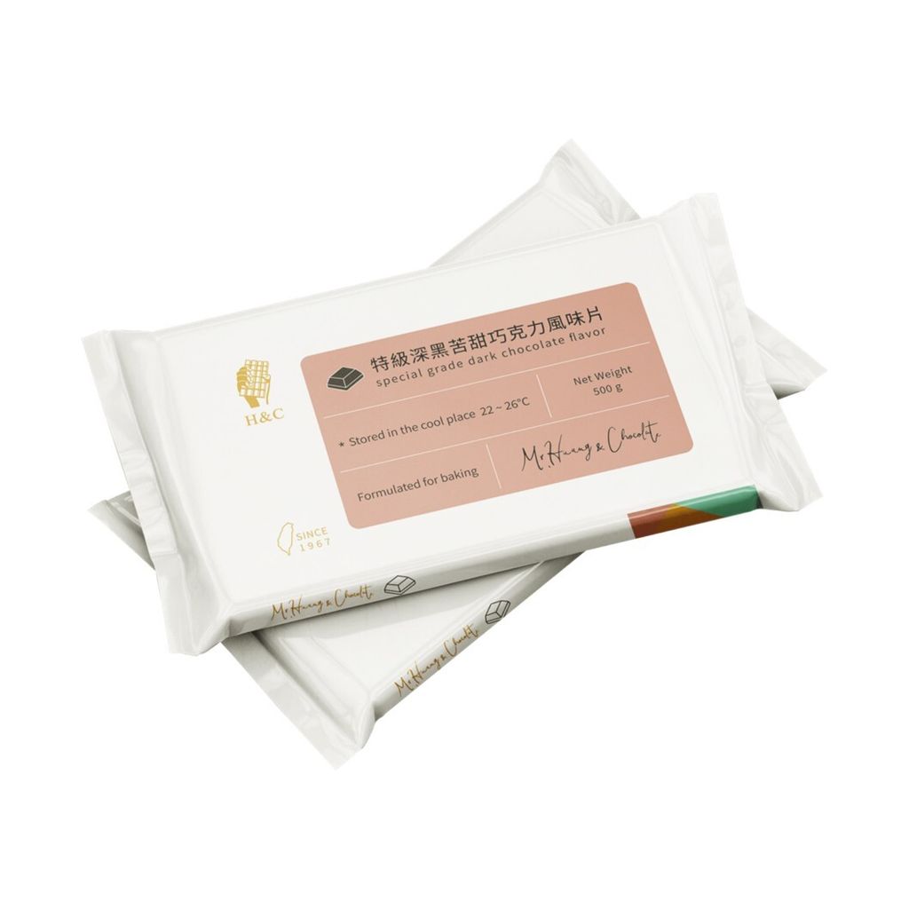 正慧 特級深黑苦甜巧克力風味片 500g