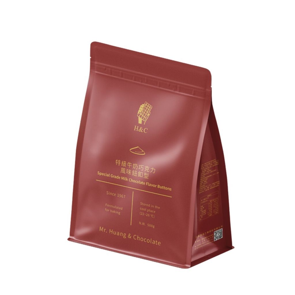 正慧 特級牛奶巧克力風味鈕釦型 500g