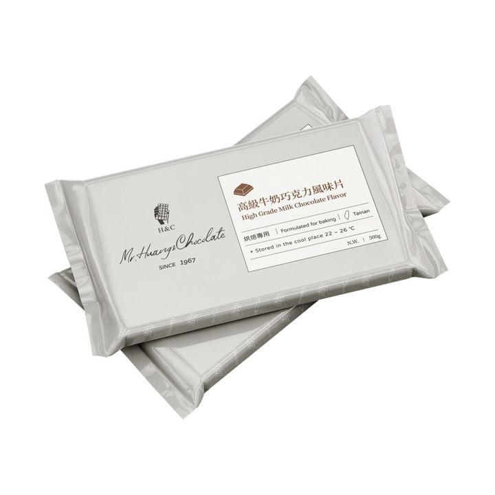 正慧 高級牛奶巧克力風味片 500g