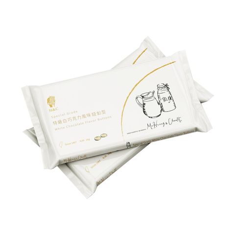 正慧 特級白巧克力風味鈕釦型 1kg