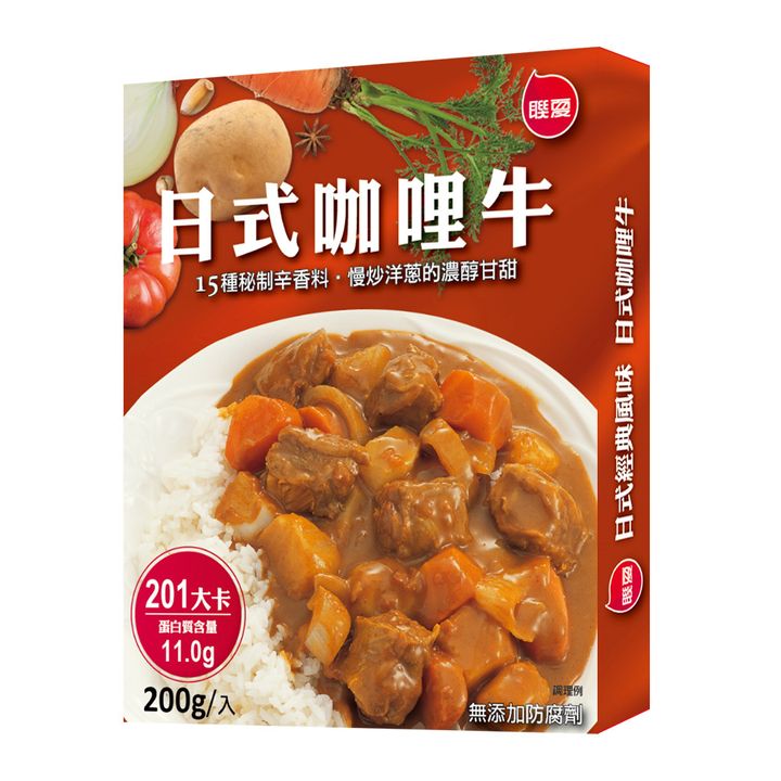 聯夏 免煮菜 日式咖哩牛 200g盒