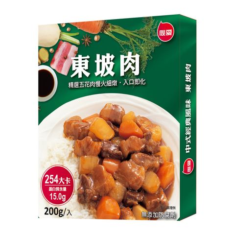 聯夏 免煮菜 東坡肉 200g盒