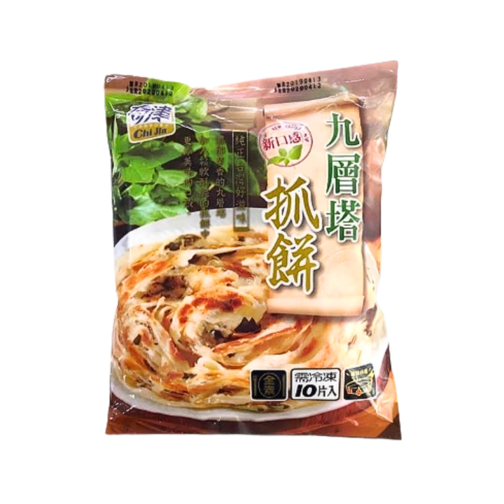 九層塔抓餅