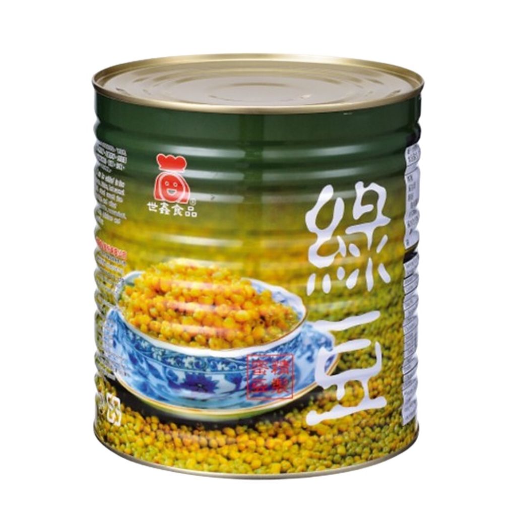 世鑫 綠豆罐頭 3.3kg