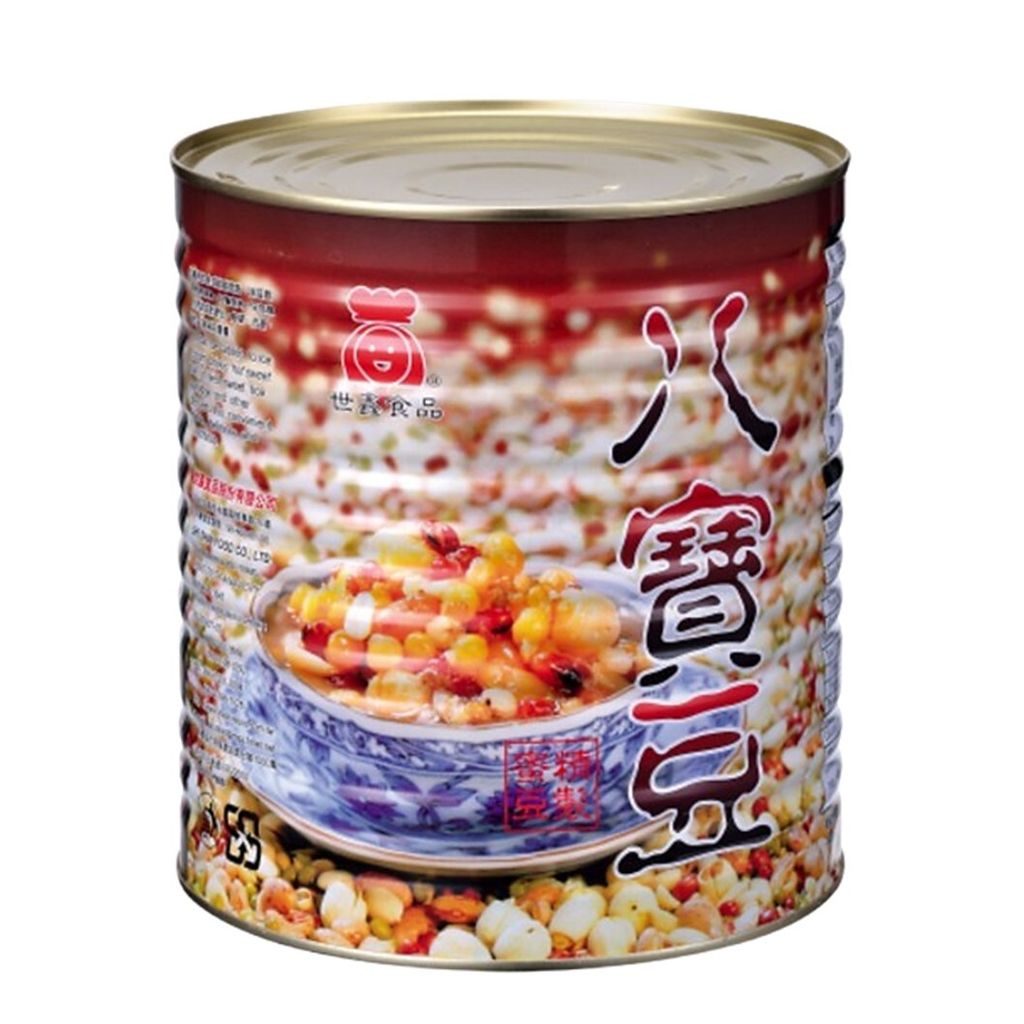 世鑫 八寶豆罐頭 3.3kg
