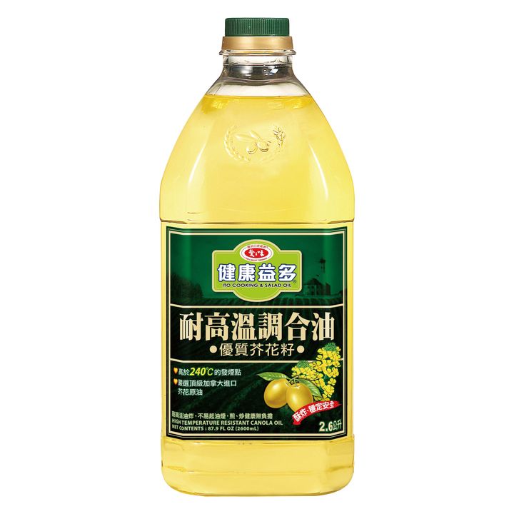 健康益多 優質芥花籽耐高溫調合油
