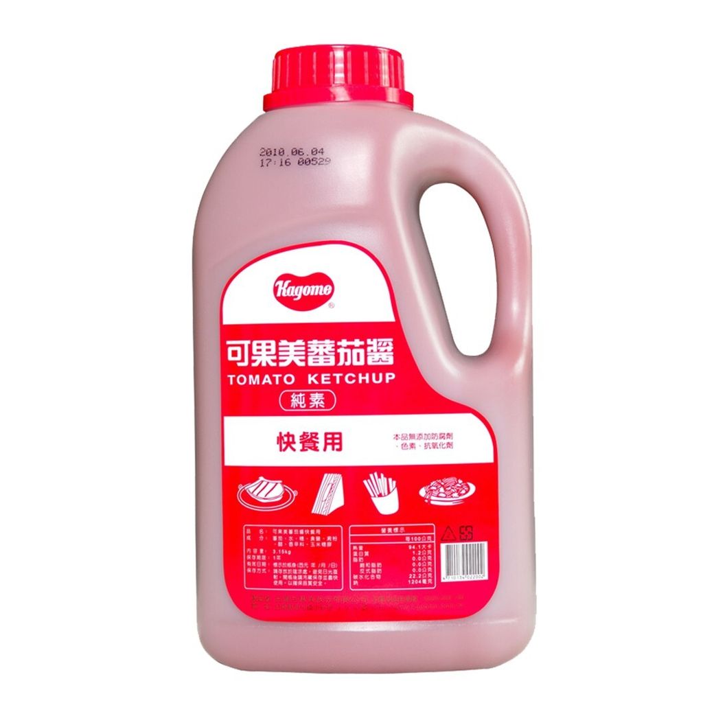 可果美 蕃茄醬 (快餐用) 3.15kg