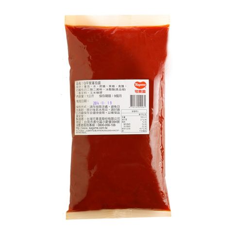 可果美 Q早餐蕃茄醬 (軟包) 1kg