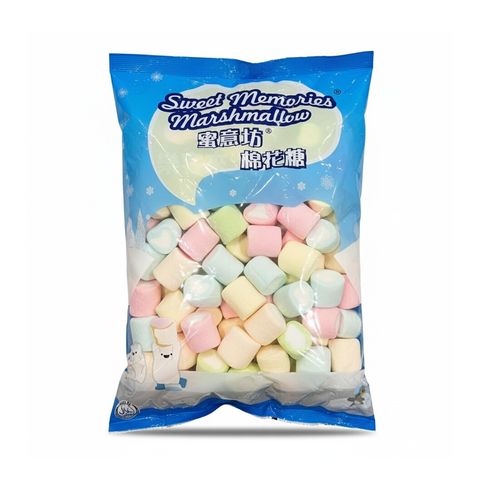 蜜意坊 五彩心心捲棉花糖