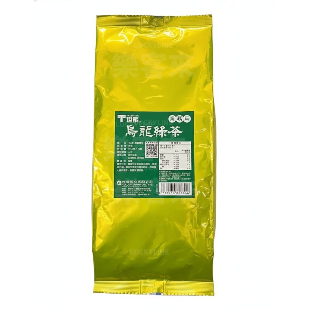 T世家 烏龍綠茶 50gx10入