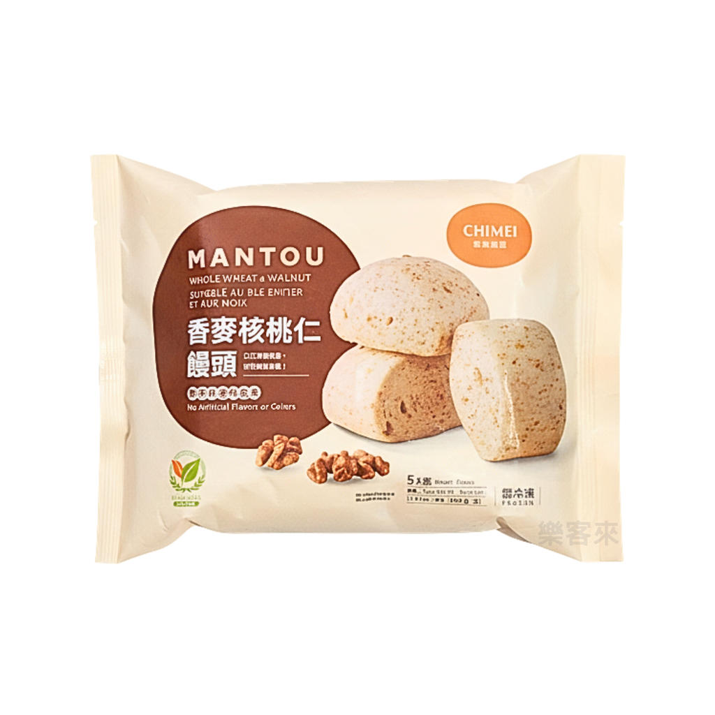 A0477_奇美 香麥核桃仁饅頭