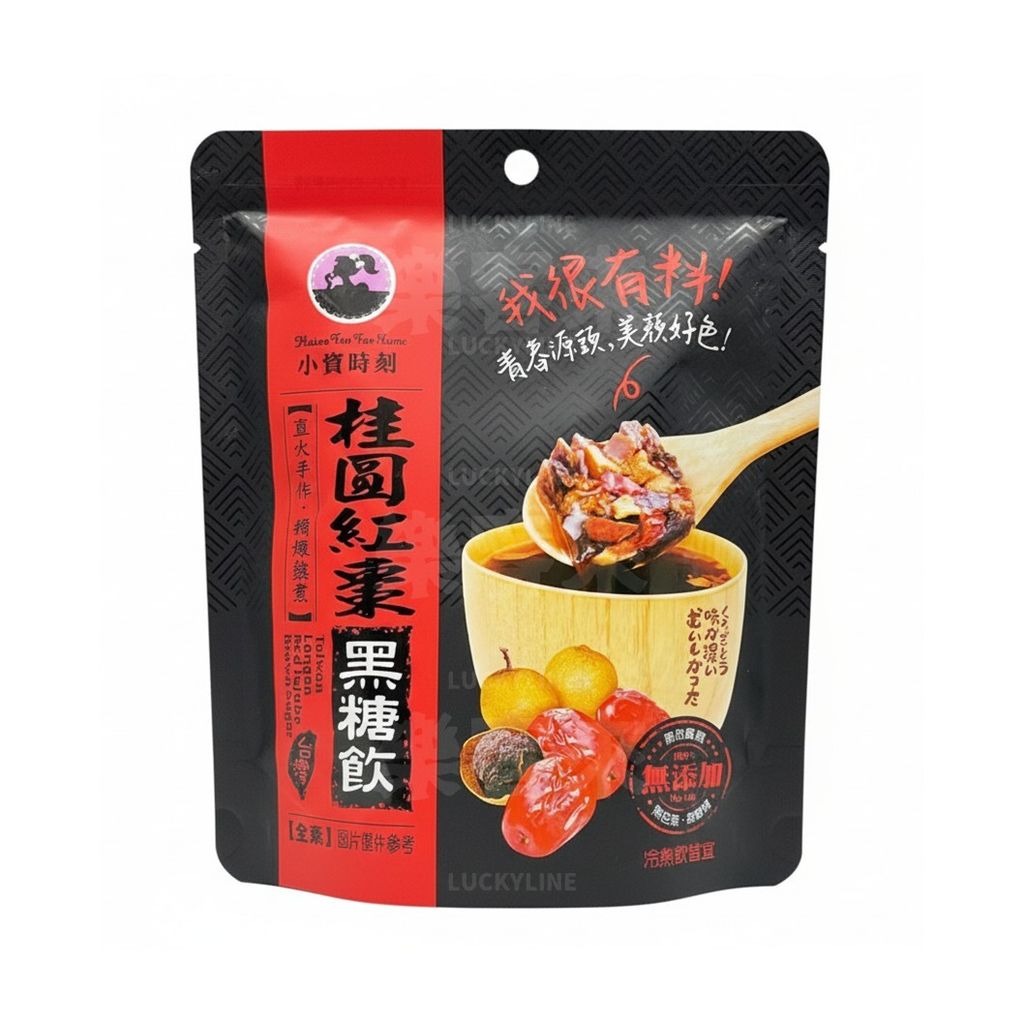 小資時刻 台灣手作黑糖飲 桂圓紅棗 150g