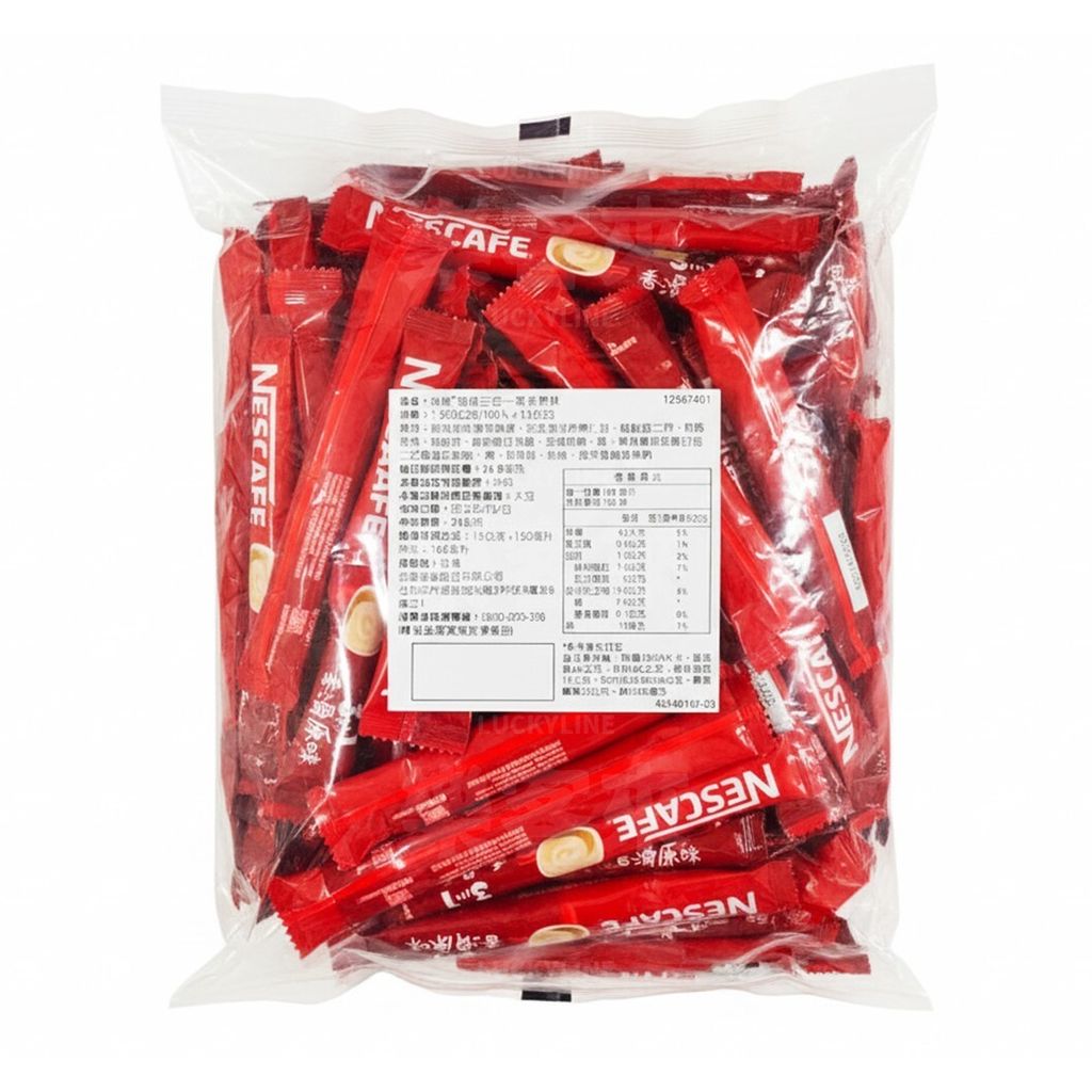 雀巢 咖啡三合一 (香滑原味) 100入