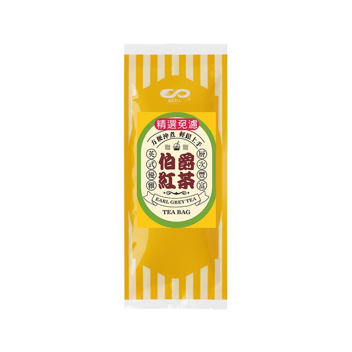 開富伯爵紅茶茶包二入裝正面產品包裝展示圖