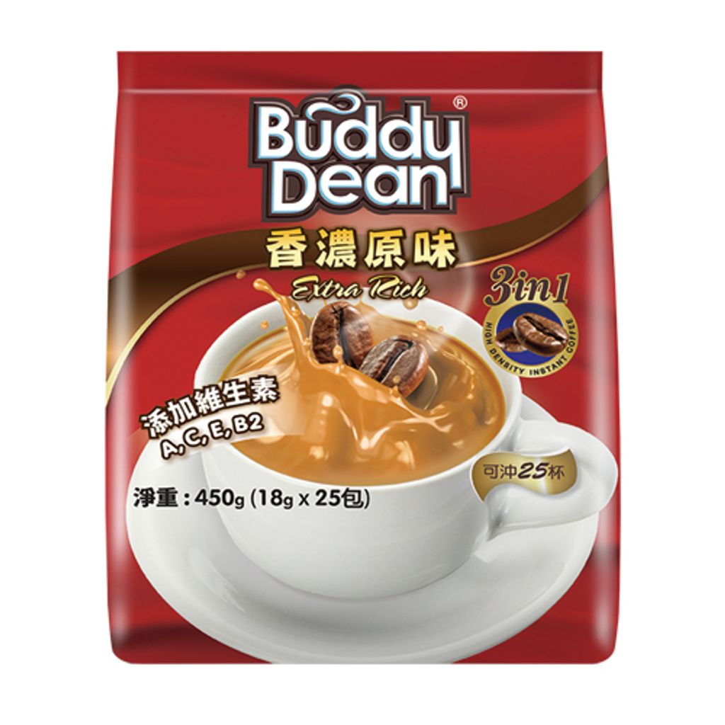 巴迪 三合一咖啡-香濃原味 18gx25入