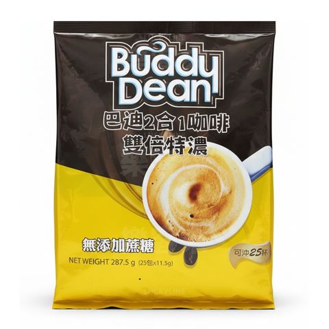 巴迪 二合一咖啡-雙倍特濃 11.5gx25入