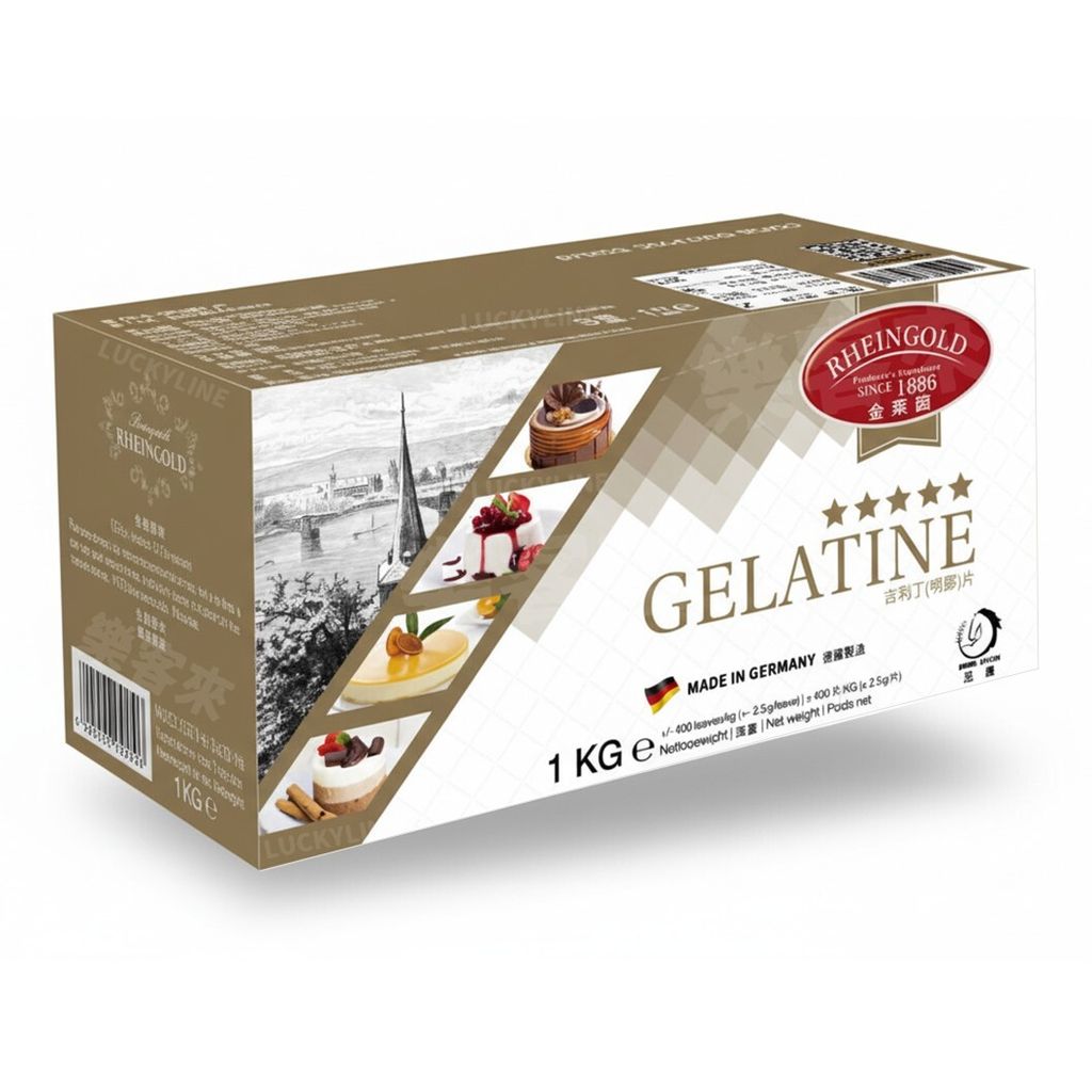 金萊茵 吉利丁片 (明膠片) 1kg