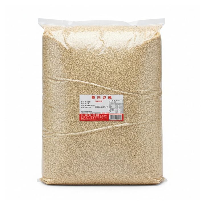 弘益 熟白芝麻粒 3kg