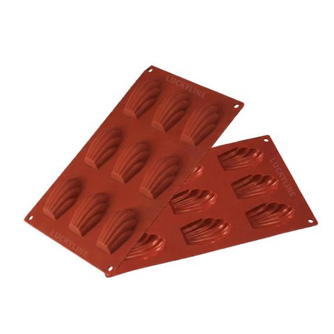 9連貝殼型矽膠模 (義大利進口)