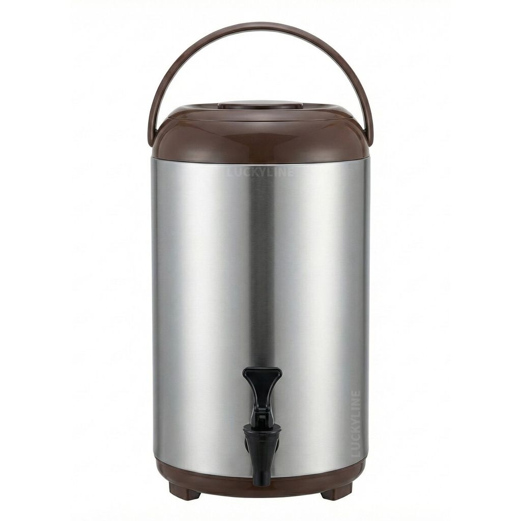 清心 不鏽鋼茶桶 咖12L