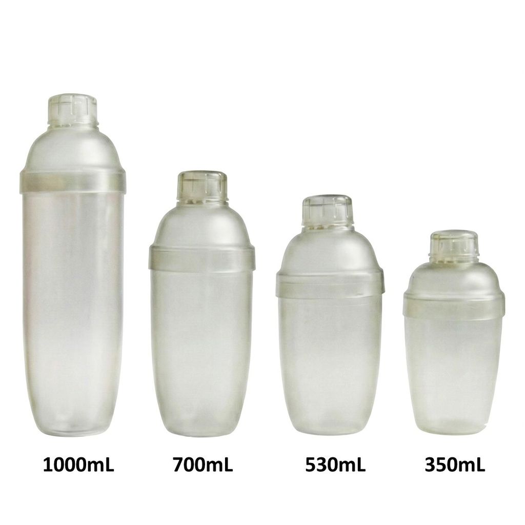 YEMAN 壓克力搖杯 雪克杯 350.530.700.1000mL 標示