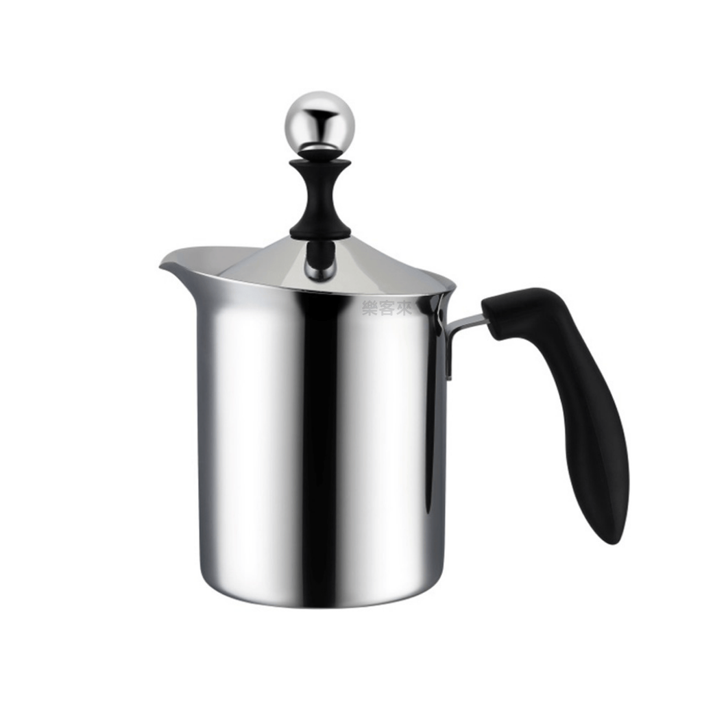 L0515_寶馬牌 電木柄單層奶泡器 400c.c.